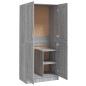 vidaXL Armario de madera contrachapada gris Sonoma 82,5x51,5x180 cm vidaXL Armario de madera contrachapada gris Sonoma 82,5x51,5x180 cm