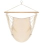 vidaXL Columpio/Hamaca grande de tela blanco crema vidaXL Columpio/Hamaca grande de tela blanco crema
