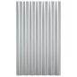 vidaXL Paneles tejado 36 unidades acero recubierto plateado 60x36 cm vidaXL Paneles tejado 36 unidades acero recubierto plateado 60x36 cm