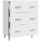 vidaXL Aparador de madera contrachapada blanco 70x34x90 cm vidaXL Aparador de madera contrachapada blanco 70x34x90 cm
