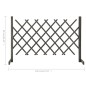 vidaXL Valla de jardín enrejada madera maciza de abeto gris 120x90 cm vidaXL Valla de jardín enrejada madera maciza de abeto gris 120x90 cm