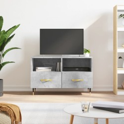 vidaXL Mueble para TV madera contrachapada gris hormigón 80x36x50 cm