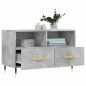 vidaXL Mueble para TV madera contrachapada gris hormigón 80x36x50 cm vidaXL Mueble para TV madera contrachapada gris hormigón 80x36x50 cm