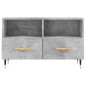 vidaXL Mueble para TV madera contrachapada gris hormigón 80x36x50 cm vidaXL Mueble para TV madera contrachapada gris hormigón 80x36x50 cm