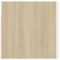 vidaXL Mueble de salón pared 2 uds blanco y roble Sonoma 30,5x30x30 cm