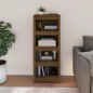 vidaXL Estantería madera maciza de pino marrón miel 50 x 35 x 125,5 cm vidaXL Estantería madera maciza de pino marrón miel 50 x 35 x 125,5 cm