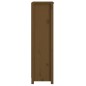 vidaXL Estantería madera maciza de pino marrón miel 50 x 35 x 125,5 cm vidaXL Estantería madera maciza de pino marrón miel 50 x 35 x 125,5 cm