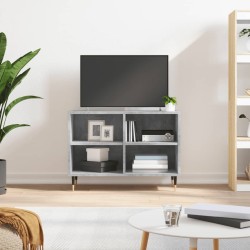 vidaXL Mueble de TV madera de ingeniería gris hormigón 69,5x30x50 cm