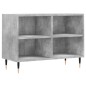 vidaXL Mueble de TV madera de ingeniería gris hormigón 69,5x30x50 cm vidaXL Mueble de TV madera de ingeniería gris hormigón 69,5x30x50 cm