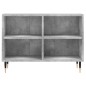 vidaXL Mueble de TV madera de ingeniería gris hormigón 69,5x30x50 cm vidaXL Mueble de TV madera de ingeniería gris hormigón 69,5x30x50 cm
