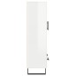 vidaXL Aparador alto madera de ingeniería blanco brillo 69,5x31x115 cm vidaXL Aparador alto madera de ingeniería blanco brillo 69,5x31x115 cm