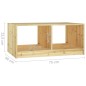vidaXL Mesa de centro de madera maciza de abeto 75x50x33,5 cm vidaXL Mesa de centro de madera maciza de abeto 75x50x33,5 cm
