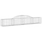 vidaXL Cesta de gaviones forma arco hierro galvanizado 300x30x40/60 cm vidaXL Cesta de gaviones forma arco hierro galvanizado 300x30x40/60 cm