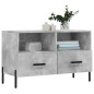 vidaXL Mueble para TV madera contrachapada gris hormigón 80x36x50 cm vidaXL Mueble para TV madera contrachapada gris hormigón 80x36x50 cm