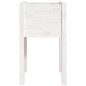 vidaXL Jardinera de madera maciza de pino blanco 40x40x70 cm vidaXL Jardinera de madera maciza de pino blanco 40x40x70 cm