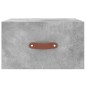 vidaXL Mesitas de noche de pared 2 uds color gris hormigón 35x35x20 cm vidaXL Mesitas de noche de pared 2 uds color gris hormigón 35x35x20 cm
