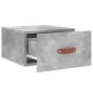 vidaXL Mesitas de noche de pared 2 uds color gris hormigón 35x35x20 cm vidaXL Mesitas de noche de pared 2 uds color gris hormigón 35x35x20 cm