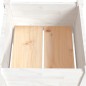 vidaXL Jardinera de madera maciza de pino blanco 40x40x70 cm vidaXL Jardinera de madera maciza de pino blanco 40x40x70 cm