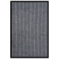 vidaXL Felpudo de rayas gris 80x120 cm vidaXL Felpudo de rayas gris 80x120 cm