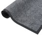 vidaXL Felpudo de rayas gris 80x120 cm vidaXL Felpudo de rayas gris 80x120 cm
