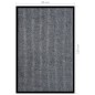vidaXL Felpudo de rayas gris 80x120 cm vidaXL Felpudo de rayas gris 80x120 cm