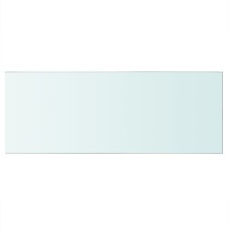 vidaXL Panel de estante vidrio claro 60x25 cm