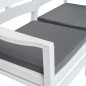 vidaXL Juego de muebles de jardín 4 piezas plástico blanco vidaXL Juego de muebles de jardín 4 piezas plástico blanco