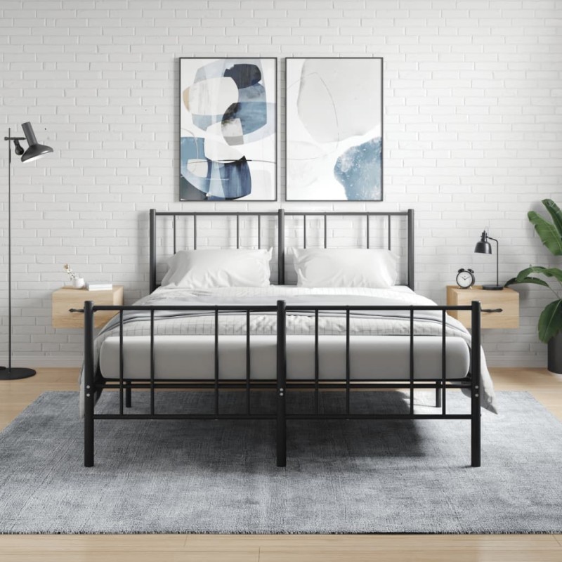 vidaXL Mesitas de noche de pared 2 uds color roble Sonoma 35x35x20 cm vidaXL Mesitas de noche de pared 2 uds color roble Sonoma 35x35x20 cm
