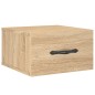 vidaXL Mesitas de noche de pared 2 uds color roble Sonoma 35x35x20 cm vidaXL Mesitas de noche de pared 2 uds color roble Sonoma 35x35x20 cm