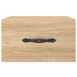 vidaXL Mesitas de noche de pared 2 uds color roble Sonoma 35x35x20 cm vidaXL Mesitas de noche de pared 2 uds color roble Sonoma 35x35x20 cm
