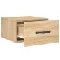 vidaXL Mesitas de noche de pared 2 uds color roble Sonoma 35x35x20 cm vidaXL Mesitas de noche de pared 2 uds color roble Sonoma 35x35x20 cm