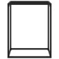 vidaXL Mesa consola vidrio templado negro 60x35x75 cm vidaXL Mesa consola vidrio templado negro 60x35x75 cm