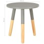 vidaXL Mesitas auxiliares 2 unidades madera maciza de pino gris vidaXL Mesitas auxiliares 2 unidades madera maciza de pino gris