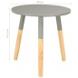 vidaXL Mesitas auxiliares 2 unidades madera maciza de pino gris vidaXL Mesitas auxiliares 2 unidades madera maciza de pino gris