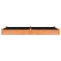 vidaXL Jardinera arriate con forro madera abeto marrón 240x120x25 cm vidaXL Jardinera arriate con forro madera abeto marrón 240x120x25 cm