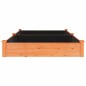 vidaXL Jardinera arriate con forro madera abeto marrón 240x120x25 cm vidaXL Jardinera arriate con forro madera abeto marrón 240x120x25 cm