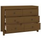 vidaXL Armario auxiliar madera maciza de pino marrón miel 100x40x72 cm vidaXL Armario auxiliar madera maciza de pino marrón miel 100x40x72 cm