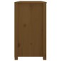 vidaXL Armario auxiliar madera maciza de pino marrón miel 100x40x72 cm vidaXL Armario auxiliar madera maciza de pino marrón miel 100x40x72 cm