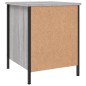 vidaXL Mesita de noche madera de ingeniería gris Sonoma 40x42x50 cm