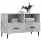 vidaXL Mueble para TV madera contrachapada gris hormigón 80x36x50 cm