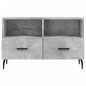 vidaXL Mueble para TV madera contrachapada gris hormigón 80x36x50 cm