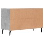 vidaXL Mueble para TV madera contrachapada gris hormigón 80x36x50 cm