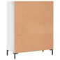 vidaXL Estantería madera de ingeniería blanco brillo 69,5x32,5x90 cm vidaXL Estantería madera de ingeniería blanco brillo 69,5x32,5x90 cm