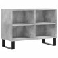 vidaXL Mueble de TV madera de ingeniería gris hormigón 69,5x30x50 cm vidaXL Mueble de TV madera de ingeniería gris hormigón 69,5x30x50 cm