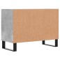 vidaXL Mueble de TV madera de ingeniería gris hormigón 69,5x30x50 cm vidaXL Mueble de TV madera de ingeniería gris hormigón 69,5x30x50 cm