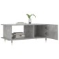 vidaXL Mesa de centro madera contrachapada gris hormigón 90x50x40 cm vidaXL Mesa de centro madera contrachapada gris hormigón 90x50x40 cm