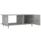 vidaXL Mesa de centro madera contrachapada gris hormigón 90x50x40 cm vidaXL Mesa de centro madera contrachapada gris hormigón 90x50x40 cm