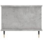 vidaXL Mesa de centro madera contrachapada gris hormigón 90x50x40 cm vidaXL Mesa de centro madera contrachapada gris hormigón 90x50x40 cm