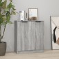 vidaXL Aparador de madera contrachapada gris Sonoma 60x30x70 cm vidaXL Aparador de madera contrachapada gris Sonoma 60x30x70 cm