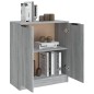 vidaXL Aparador de madera contrachapada gris Sonoma 60x30x70 cm vidaXL Aparador de madera contrachapada gris Sonoma 60x30x70 cm